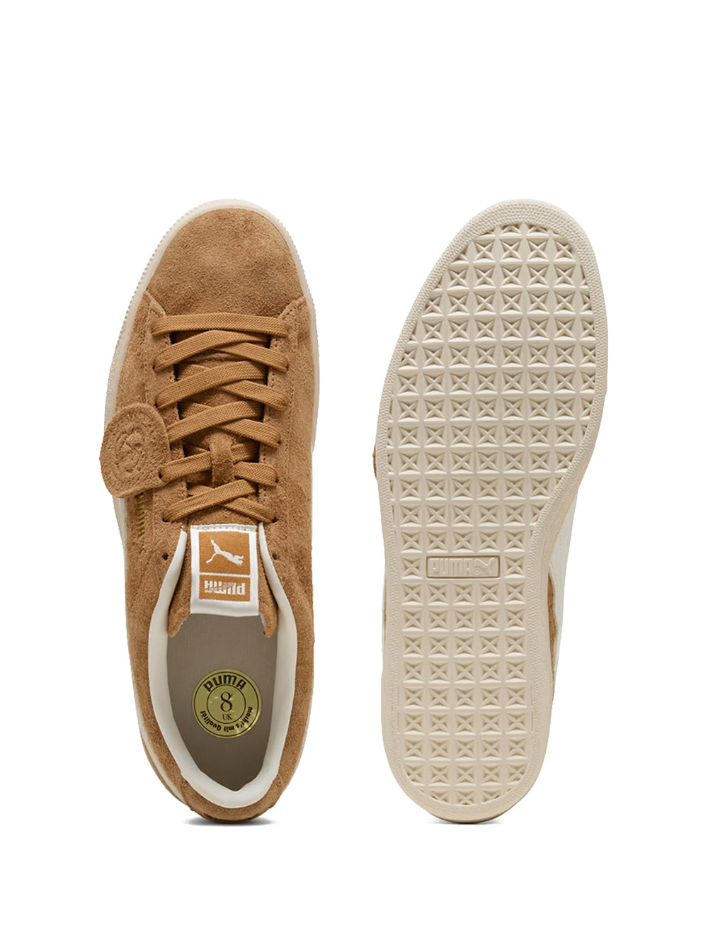 PUMA-SUEDE CHARLES F. STEAD V-403767.03 03 HONEY BUTTER/PUMA WHITE