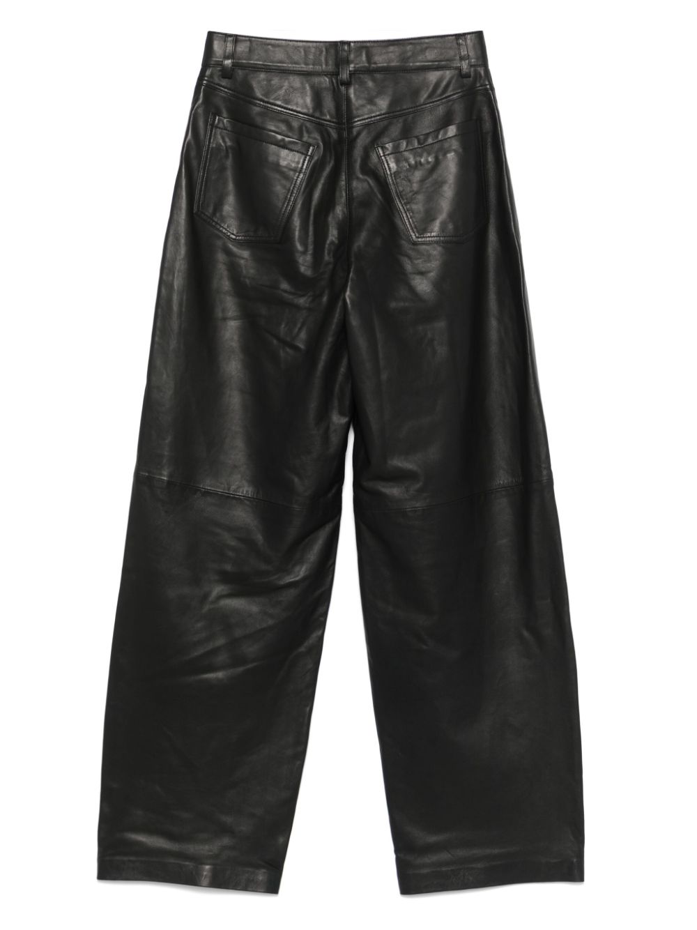 REMAIN-COCOON LEATHER PANTS-502476100 100 BLACK