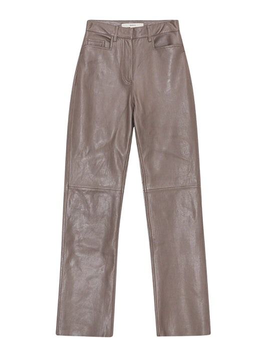 REMAIN-HIGH WAIST LEATHER PANTS-5029091360 1360 IRON