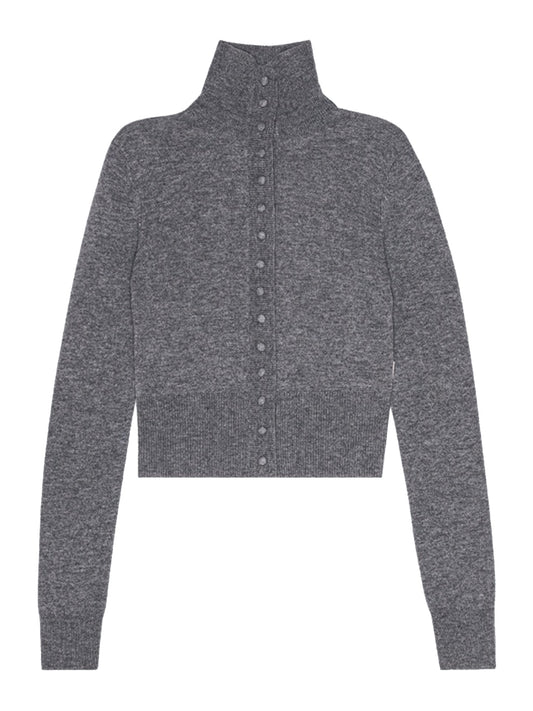 REMAIN-LIGHT KNIT CARDIGAN-5030681472 1472 LIGHT GREY MELANGE