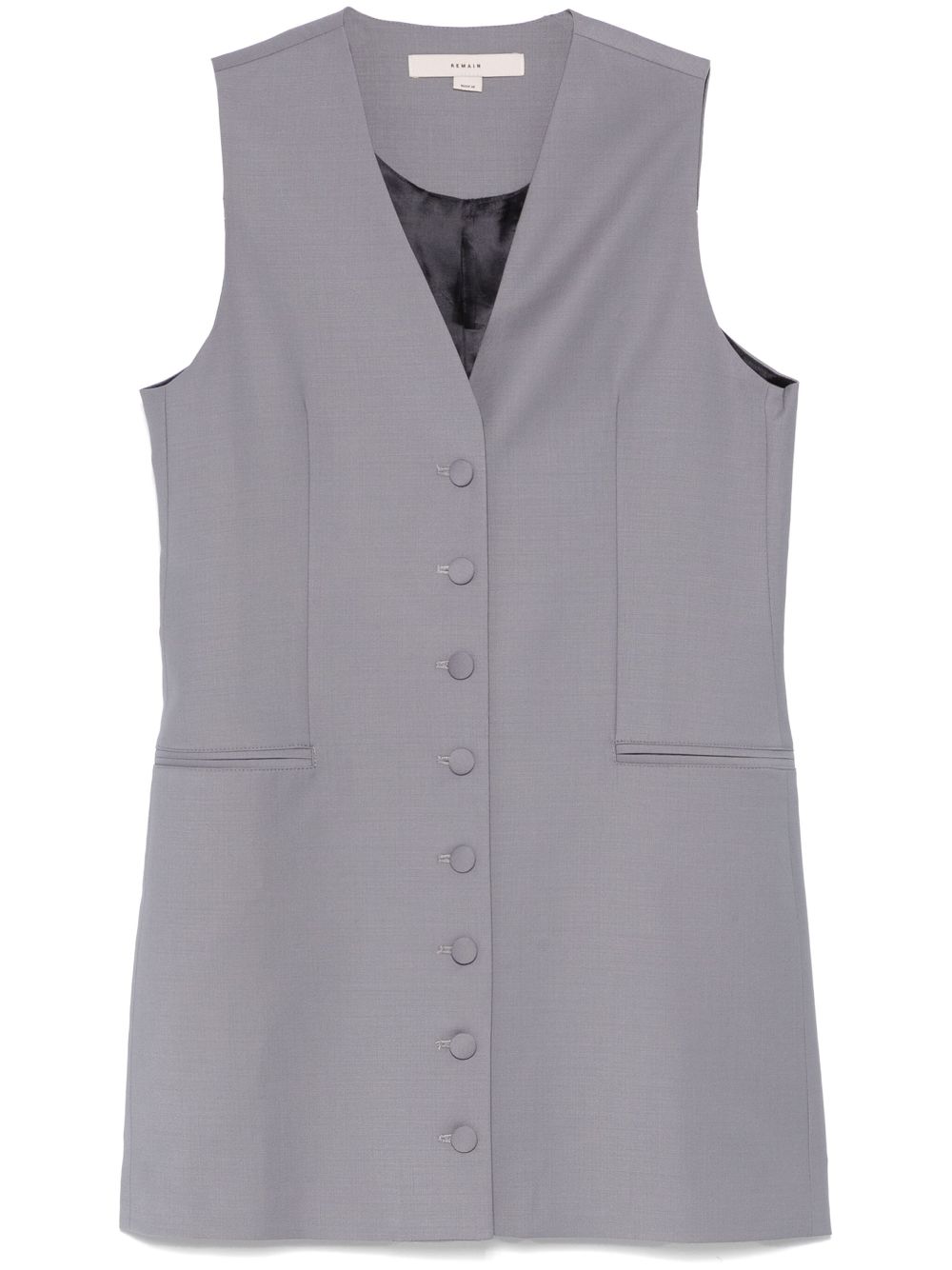 REMAIN-LONG SUITING VEST-5026243046 3046 NIGHT OWL