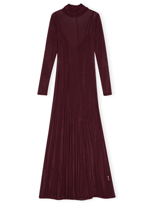 REMAIN-MAXI MESH DRESS-5019472694 2694 WINETASTING