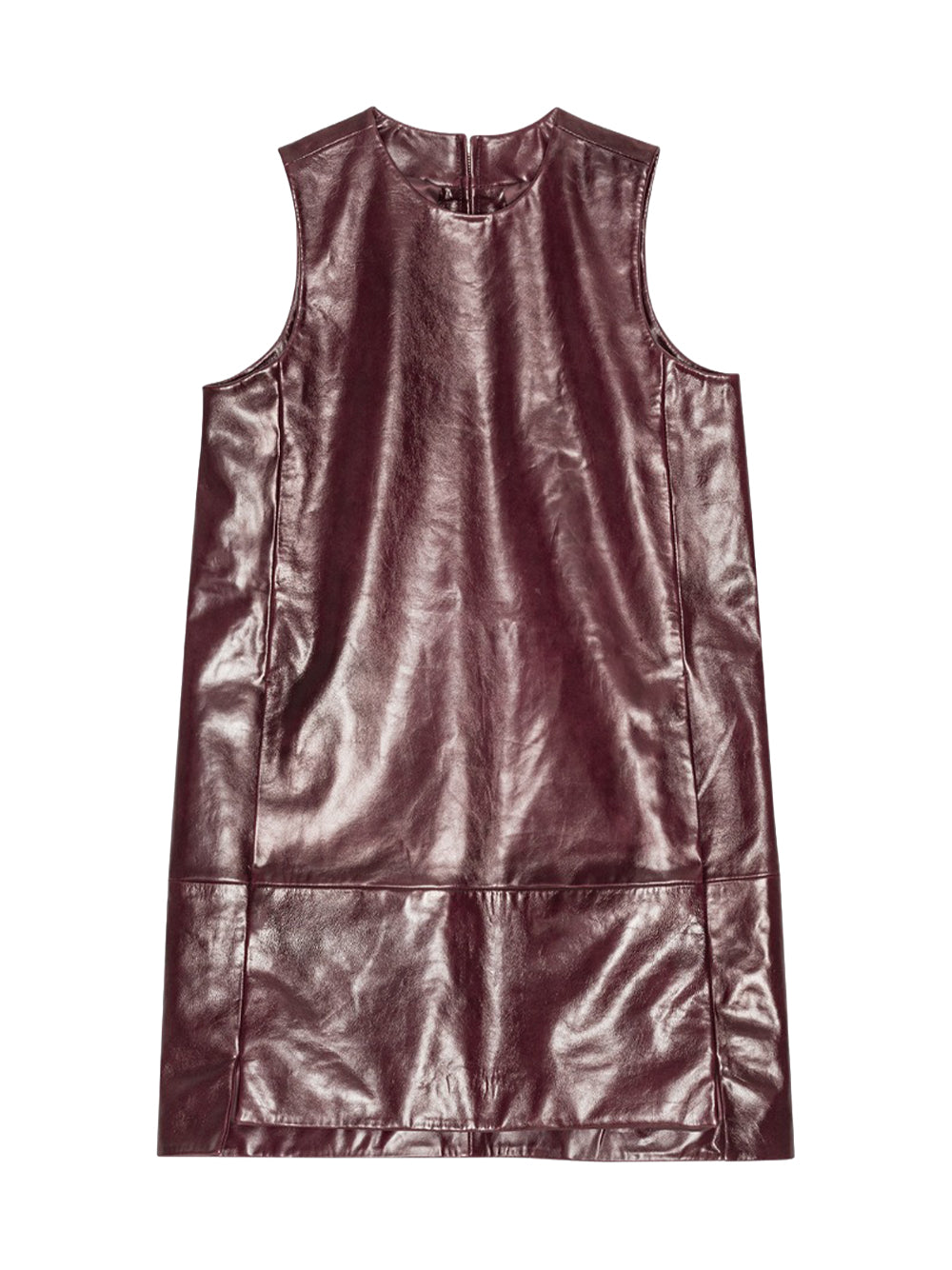 REMAIN-MINI LEATHER DRESS-5029912734 2734 ZINFANDEL
