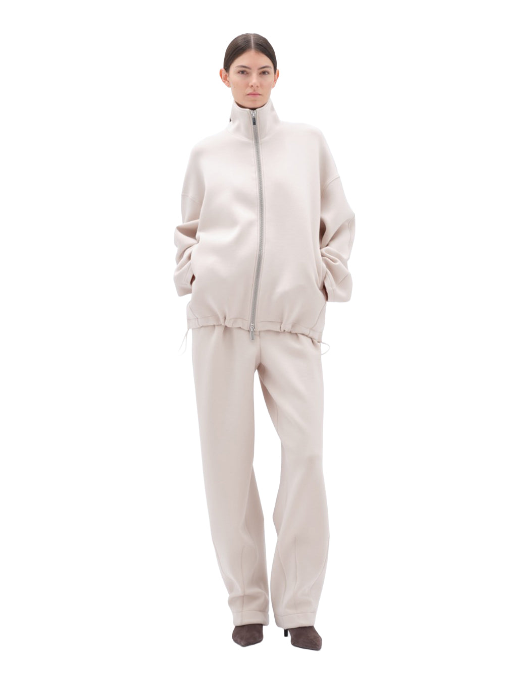 REMAIN-SOFT ZIPPED JACKET-5029582528 2528 TOFU BEIGE