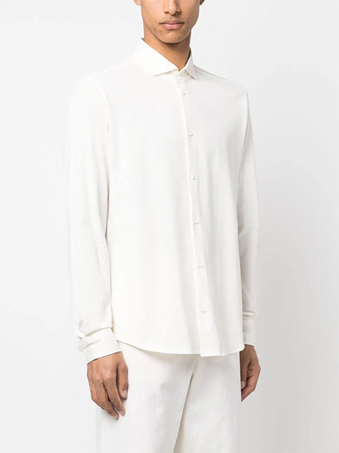 ROBERTO COLLINA-CAMICIA ML-261MYA51005 01 BIANCO OTTICO