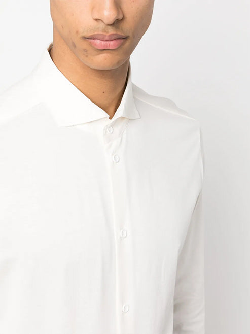 ROBERTO COLLINA-CAMICIA ML-261MYA51005 01 BIANCO OTTICO