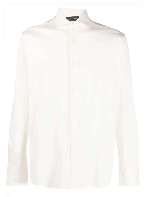 ROBERTO COLLINA-CAMICIA ML-261MYA51005 01 BIANCO OTTICO