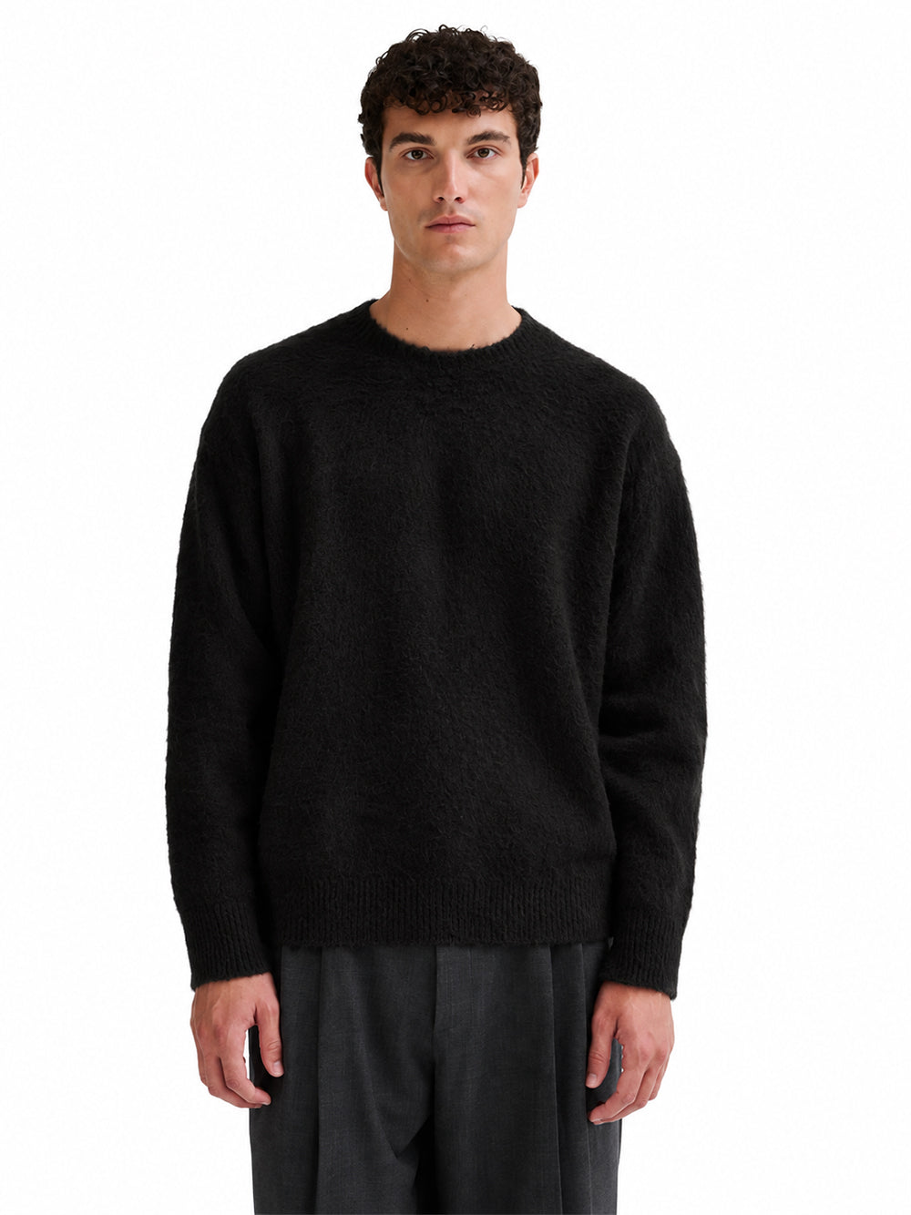 ROBERTO COLLINA-GIROCOLLO ML BRUSHED COMFORT FIT-263MYB45301 09 NERO