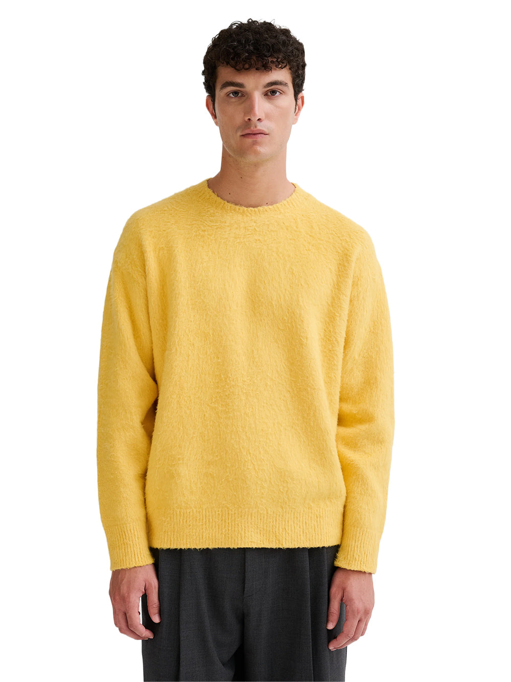 ROBERTO COLLINA-GIROCOLLO ML BRUSHED COMFORT FIT-263MYB45301 43 GIALLO