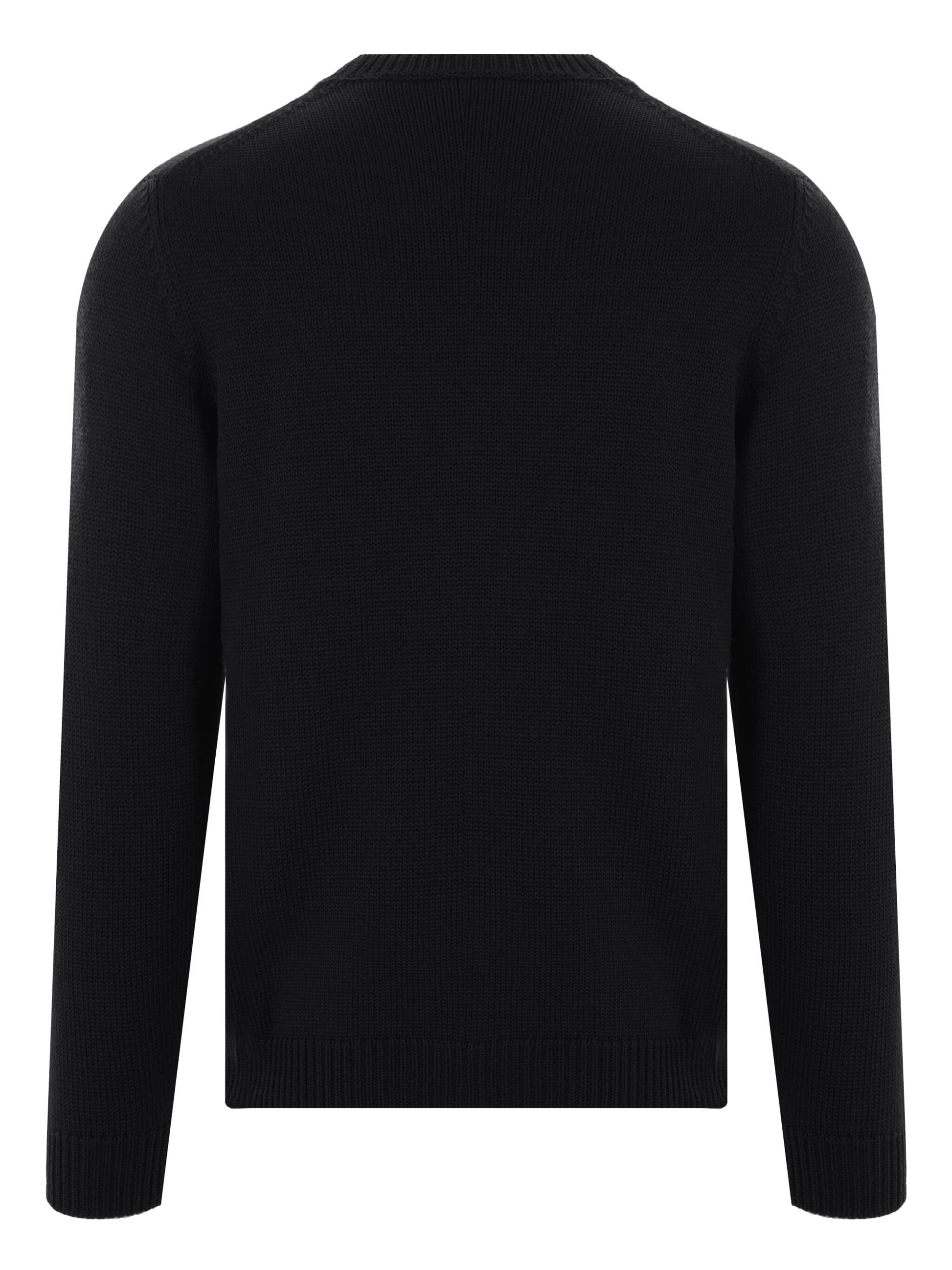 ROBERTO COLLINA-KNIT LS ROUNDNECK-RA02001 RA0209 NERO