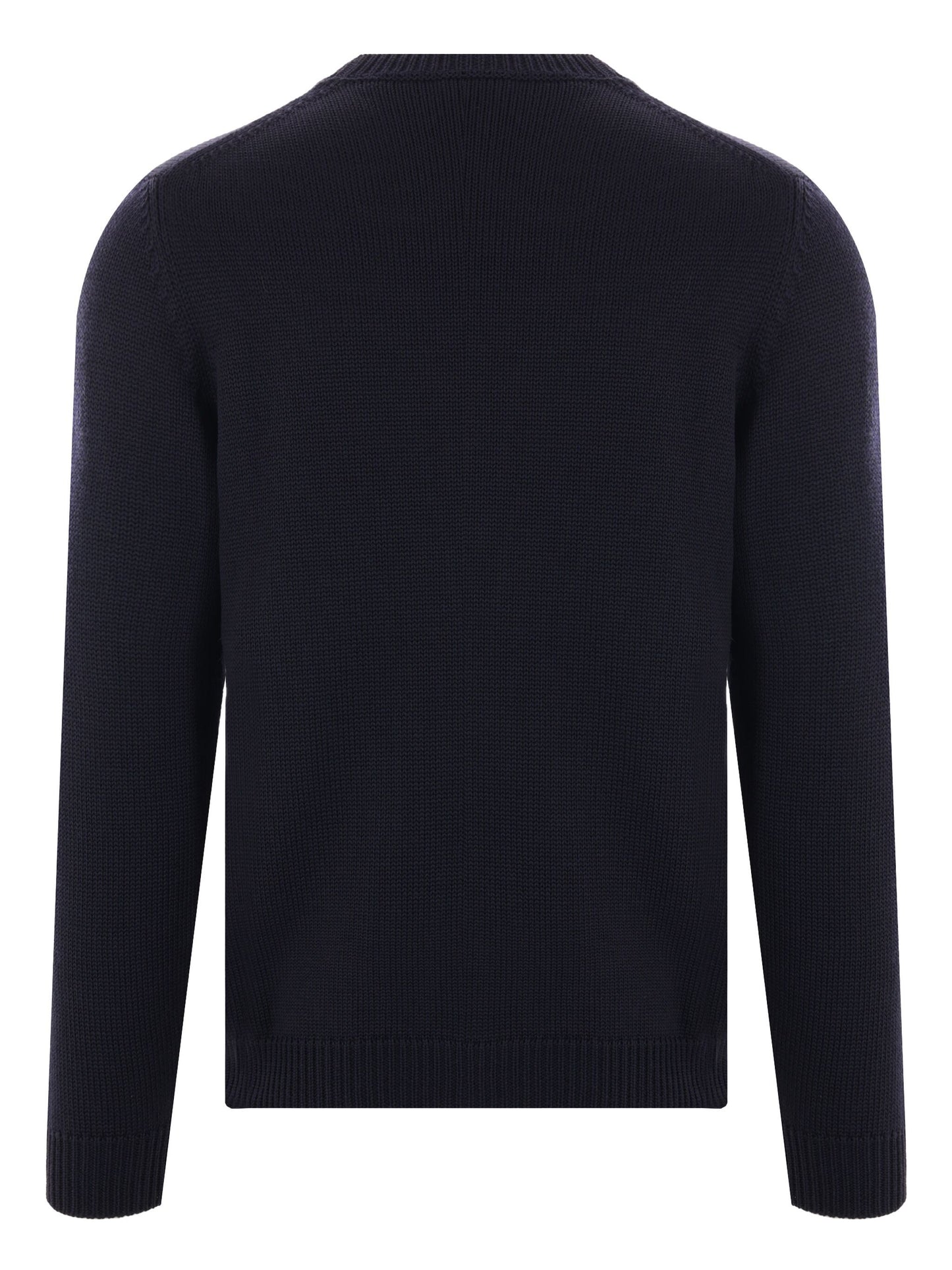 ROBERTO COLLINA-KNIT LS ROUNDNECK-RA02001 RA0210 NAVY