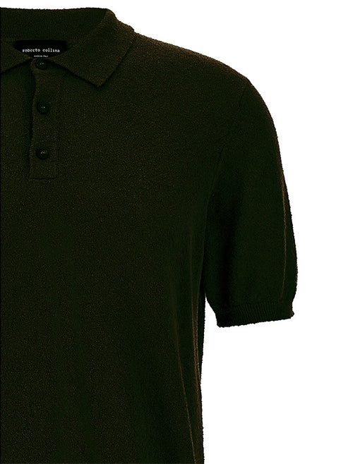 ROBERTO COLLINA-POLO MC-261MYA44024 09 NERO