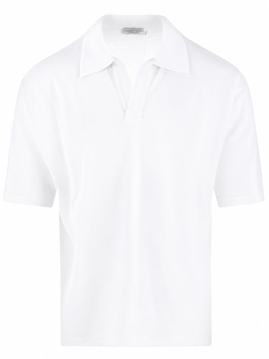 ROBERTO COLLINA-POLO MC COMFY FIT-261MYA11024 01 BIANCO OTTICO