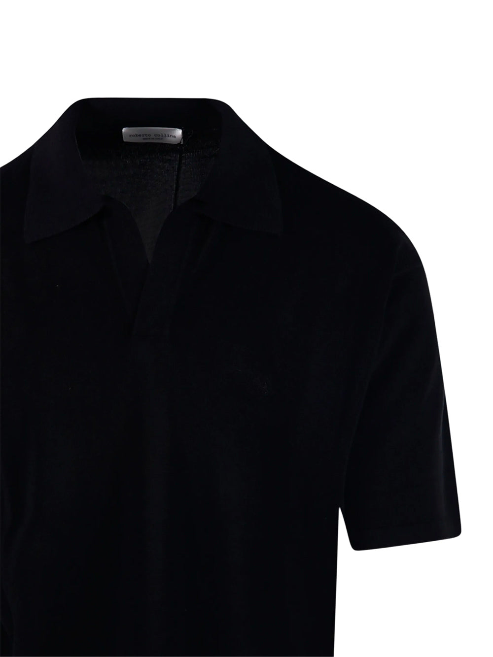 ROBERTO COLLINA-POLO MC COMFY FIT-261MYA11024 09 NERO