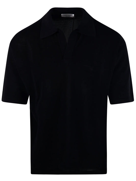 ROBERTO COLLINA-POLO MC COMFY FIT-261MYA11024 09 NERO