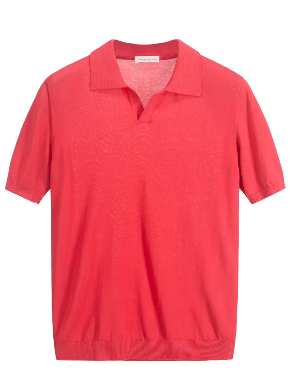ROBERTO COLLINA-POLO MC NO BOTTONI-261MYA10124 38 FRAGOLA