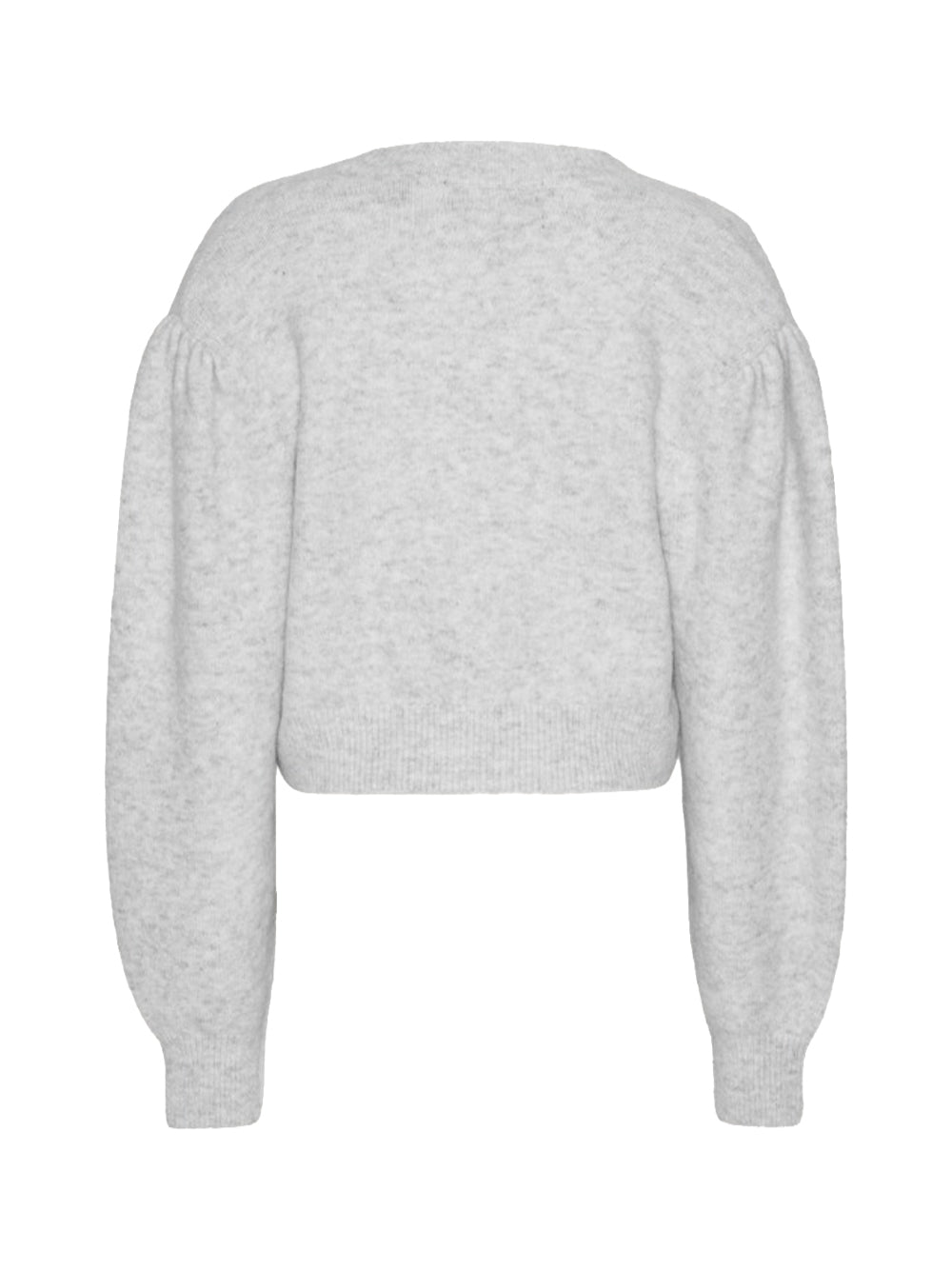 ROTATE-KNIT PUFFSLEEVE CARDIGAN-1142762344 2344 SNOW WHITE