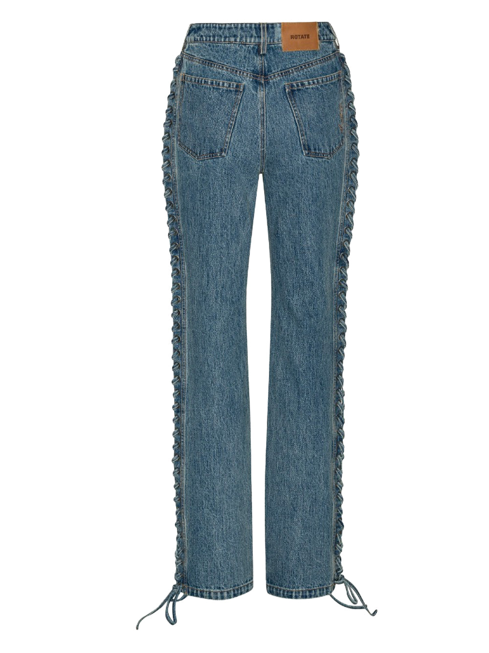 ROTATE-LACED STRAIGHT LEG JEANS-1145953054 3054 VINTAGE BLUE DENIM