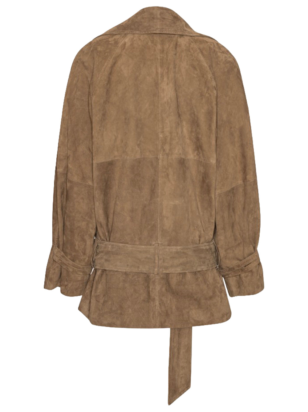 ROTATE-OVERSIZE SUEDE JACKET-1153101683 1683 MOREL