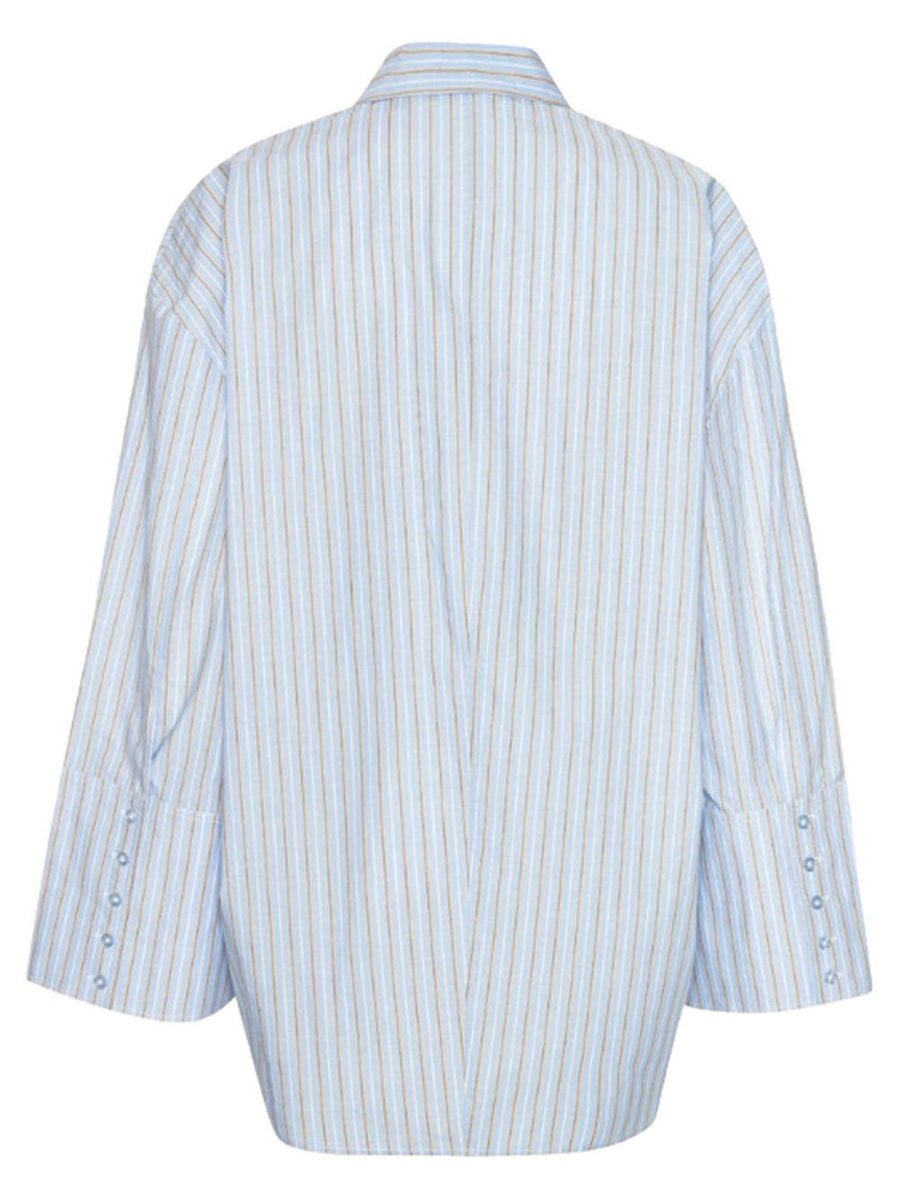 ROTATE-POPLIN OVERSIZED SHIRT-1153663082 3082 HYDRANGEA BLUE COMB