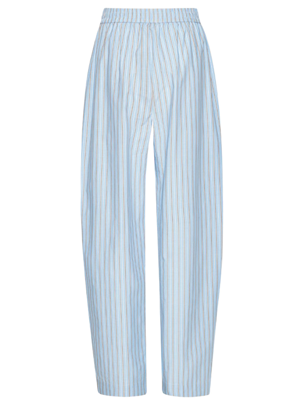 ROTATE-POPLIN TAPERED PANTS-1153643082 3082 HYDRANGEA BLUE COMB