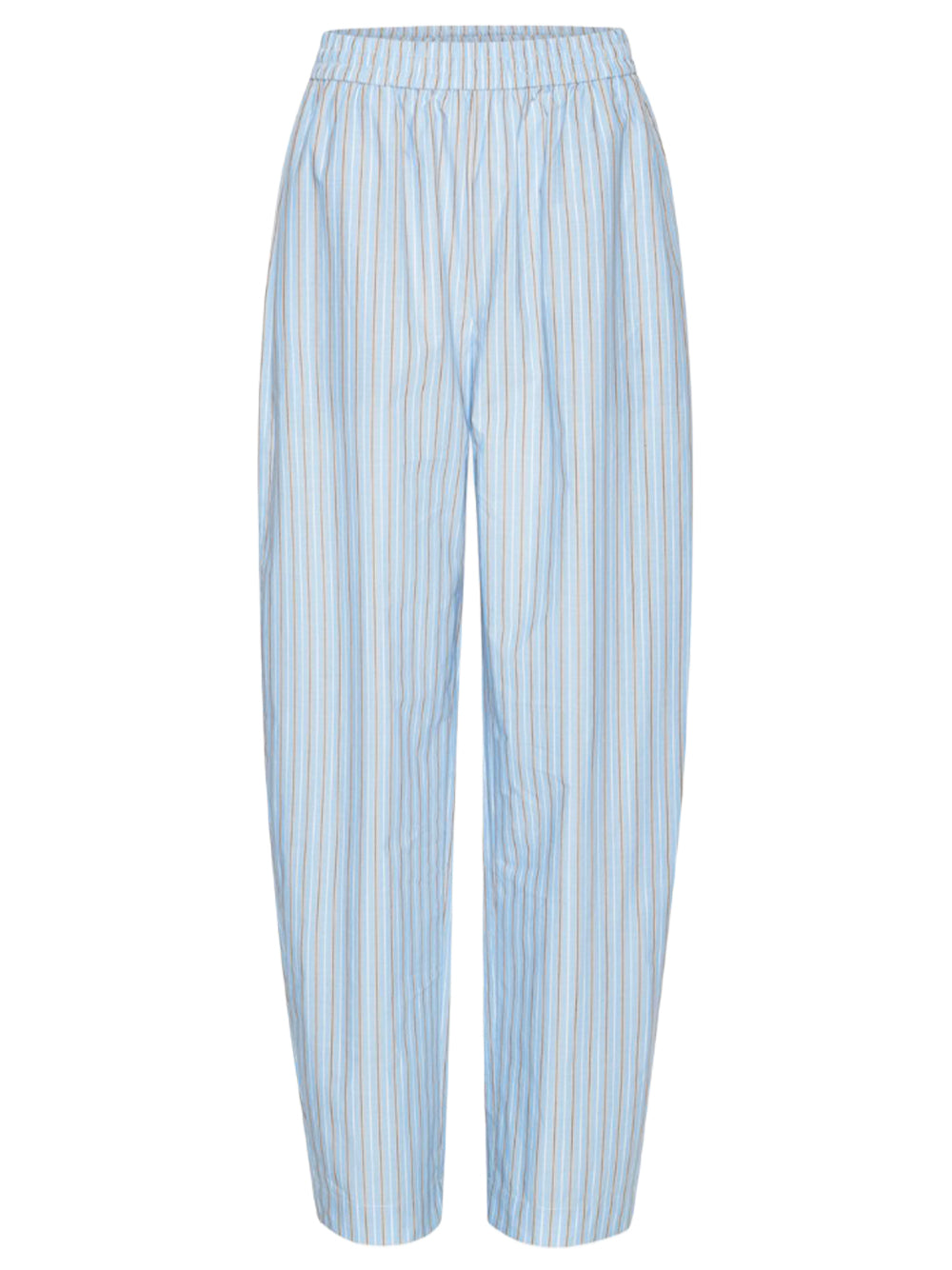 ROTATE-POPLIN TAPERED PANTS-1153643082 3082 HYDRANGEA BLUE COMB