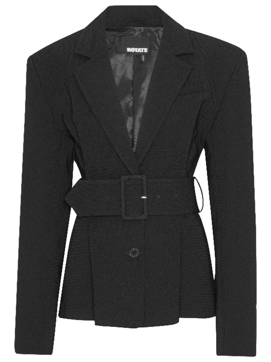 ROTATE-SUITING BELTED BLAZER-114825100 100 BLACK