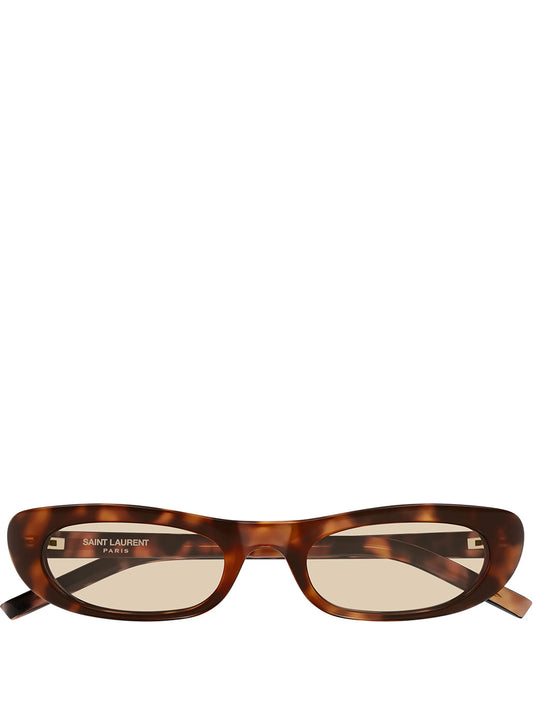 SAINT LAURENT-SHADE-SL 557.008 008 HAVANA CLEAR BROWN
