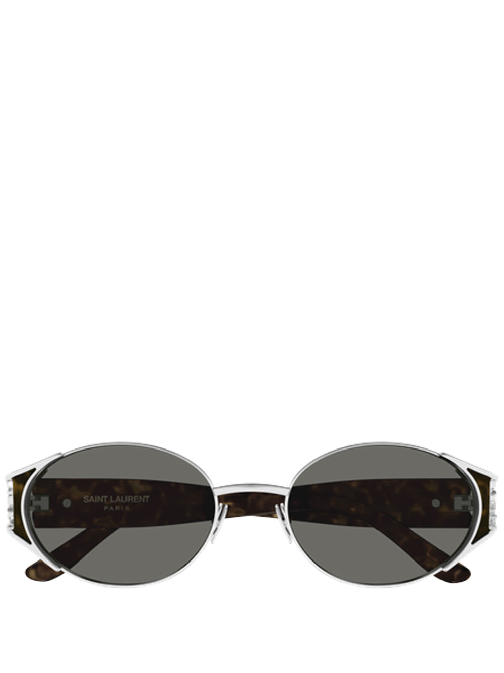 SAINT LAURENT-SL M919-SL M919.002 002 SILVER/HAVANA/GREY