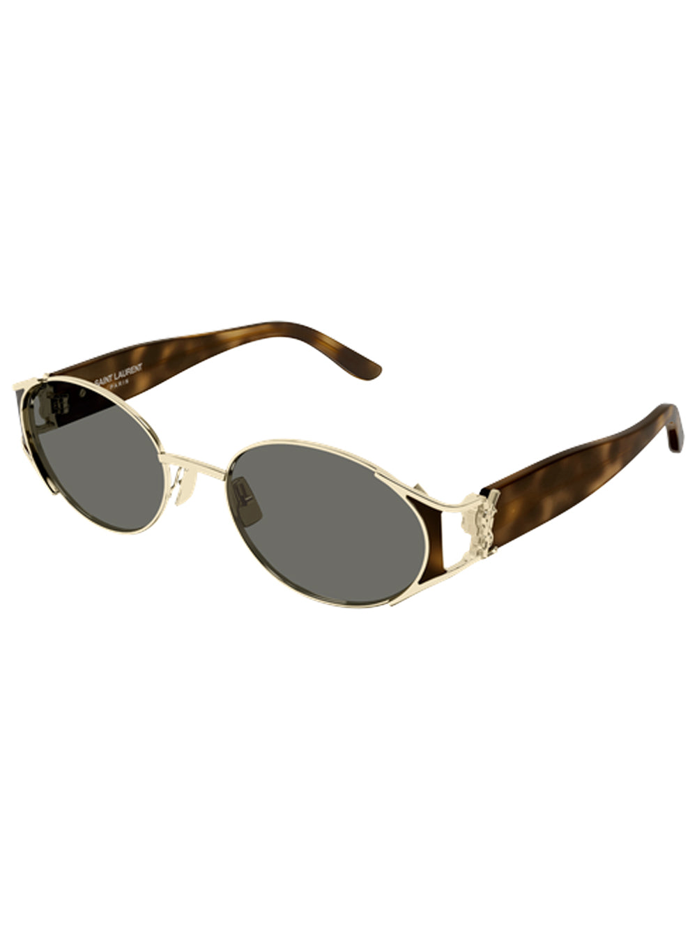 SAINT LAURENT-SL M919-SL M919.003 003 GOLD/HAVANA/GREY