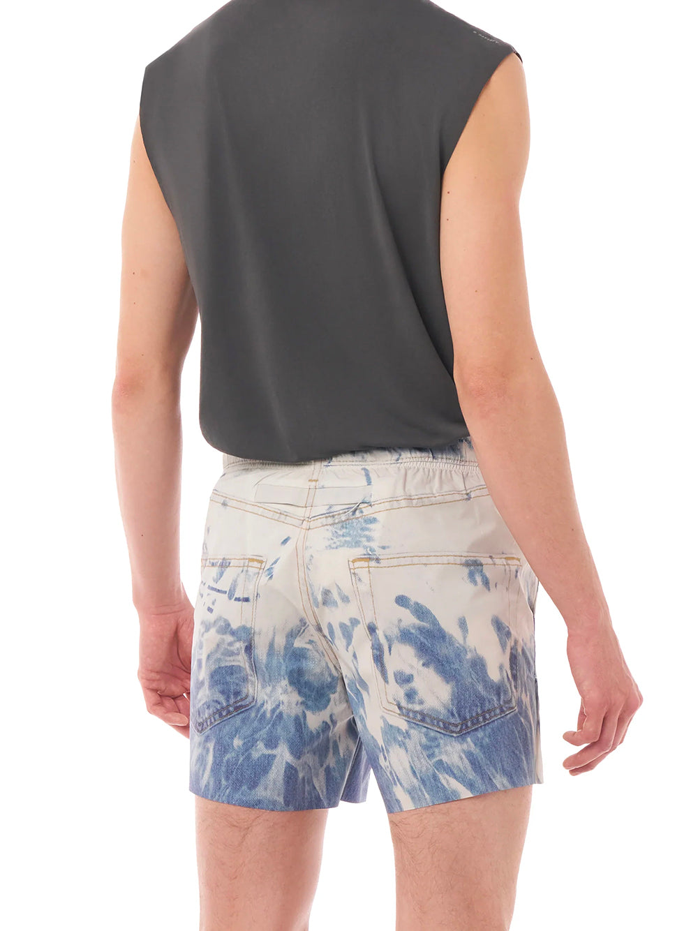 SATISFY-AMBIENTWARP UNLINED 5`` SHORT-12008.61G00 BLEACH BLUE DENIM