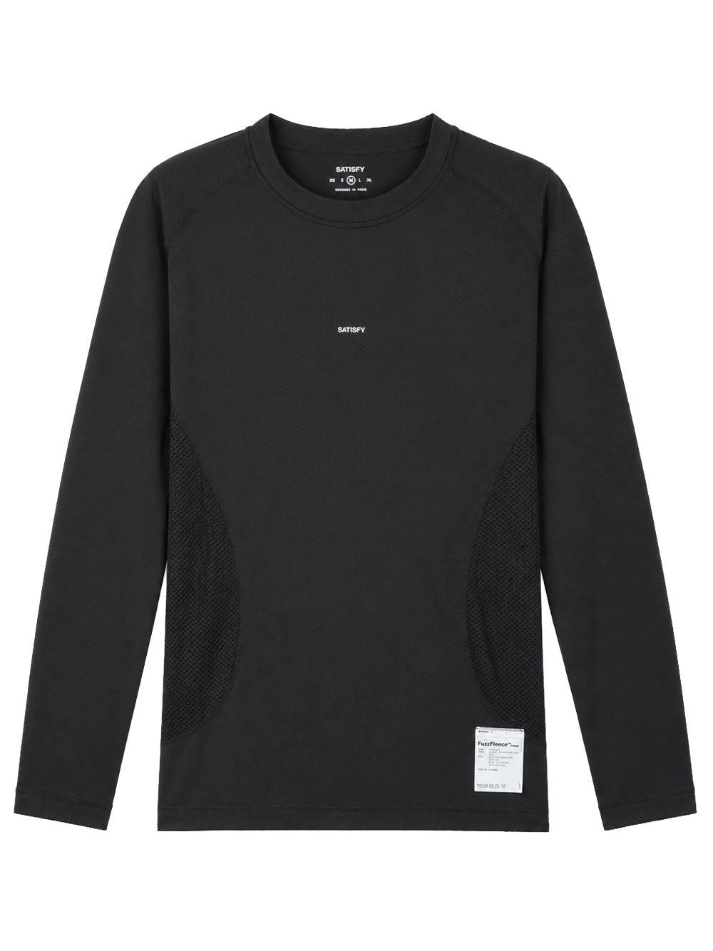 SATISFY-FUZZFLEECE OCTA LONG TEE-11063.00001 BLACK