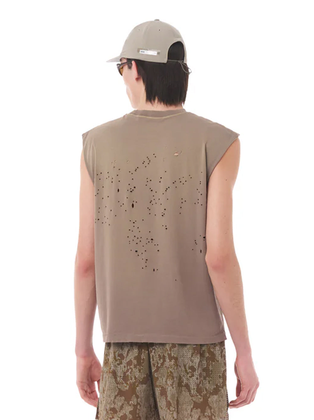 SATISFY-MOTHTECH MUSCLE TEE-11005.91E02 SUN BLEACHED FALCON