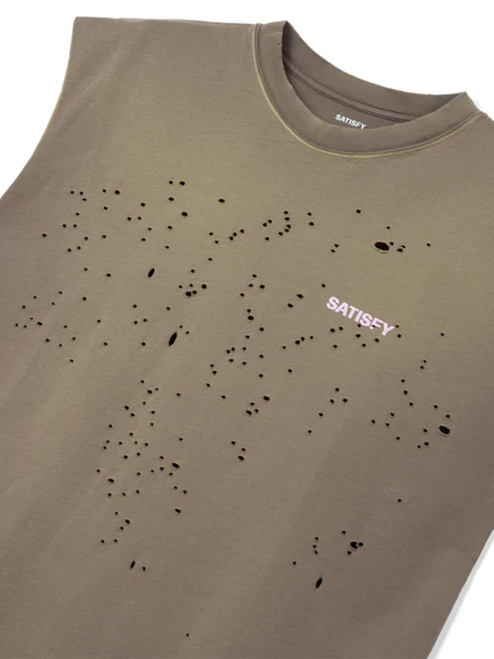 SATISFY-MOTHTECH MUSCLE TEE-11005.91E02 SUN BLEACHED FALCON