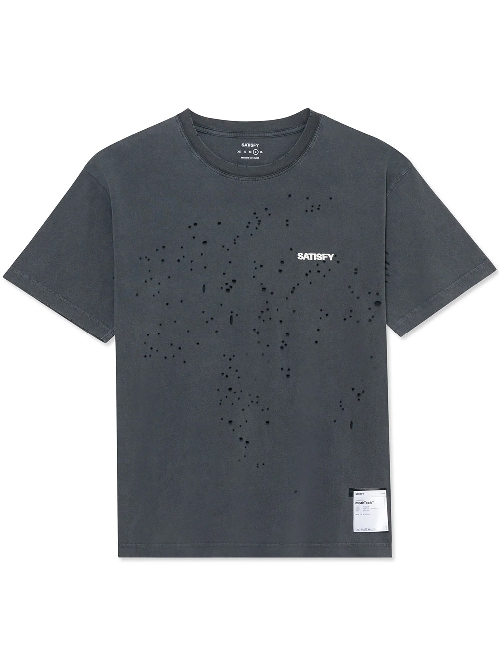 SATISFY-MOTHTECH T-SHIRT-11006.00A02 AGED BLACK