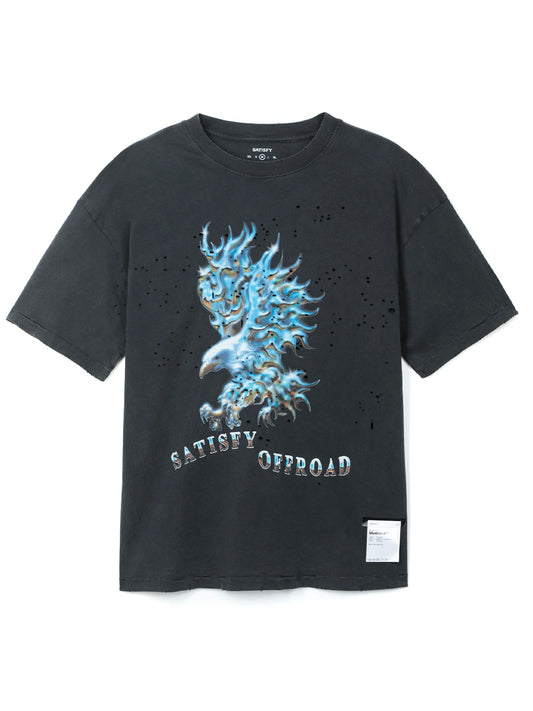 SATISFY-MOTHTECH T-SHIRT-11006.00A15 AGED BLACK