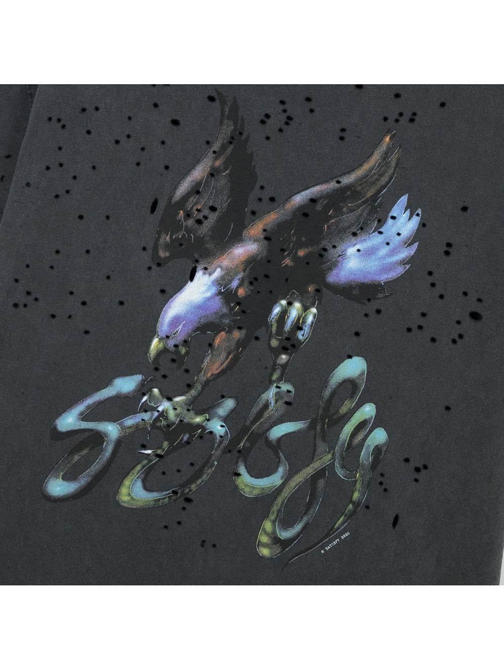 SATISFY-MOTHTECH T-SHIRT-11006.00A35 AGED BLACK EAGLE