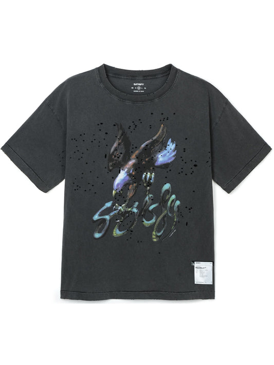 SATISFY-MOTHTECH T-SHIRT-11006.00A35 AGED BLACK EAGLE