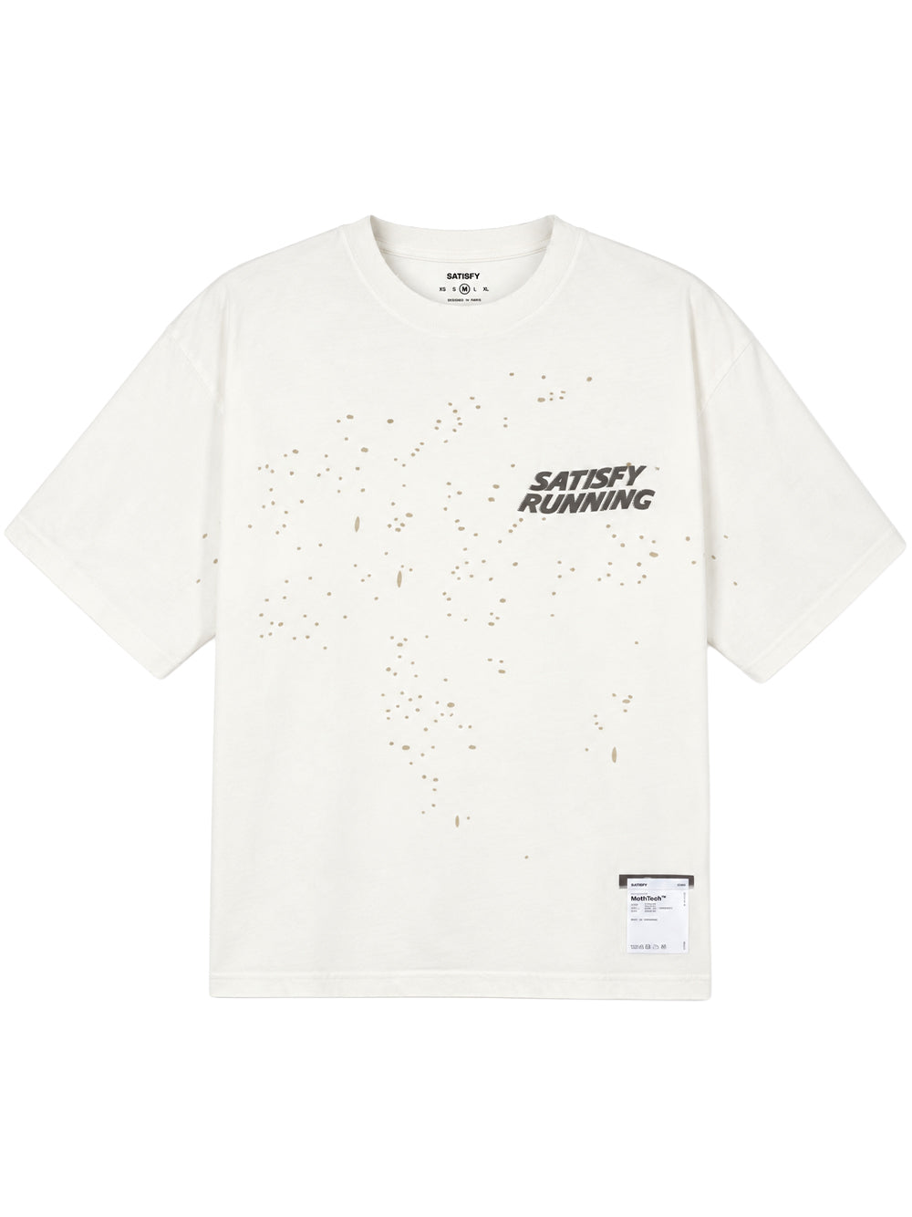 SATISFY-MOTHTECH T-SHIRT-11006.11108 OFF WHITE