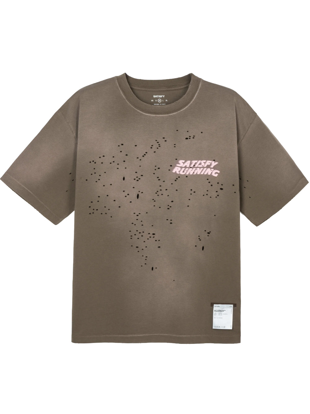 SATISFY-MOTHTECH T-SHIRT-11006.981E8 SUN BLEACHED RAIN DRUM