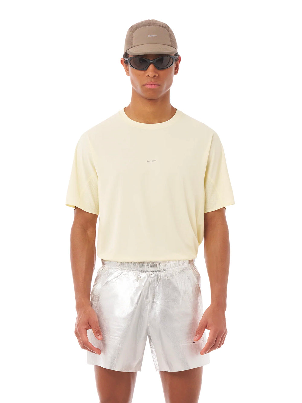 SATISFY-PEACESHELL 5`` UNLINED SHORT-12008.80K00 SILVER FOIL