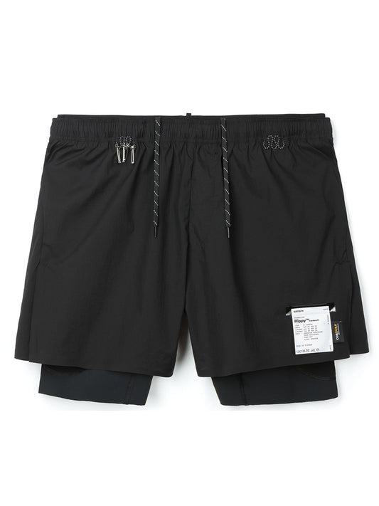 SATISFY-RIPPY CORDURA 8" TRAIL SHORTS-12053.00000 BLACK