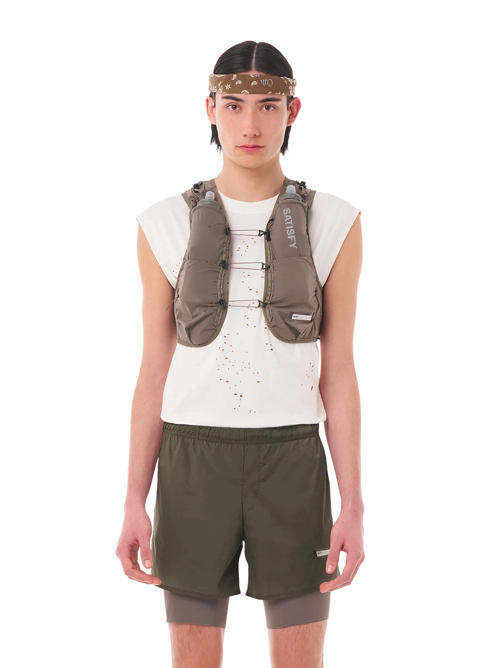 SATISFY-TECHSILK 8`` SHORT-12074.51400 MILITARY OLIVE
