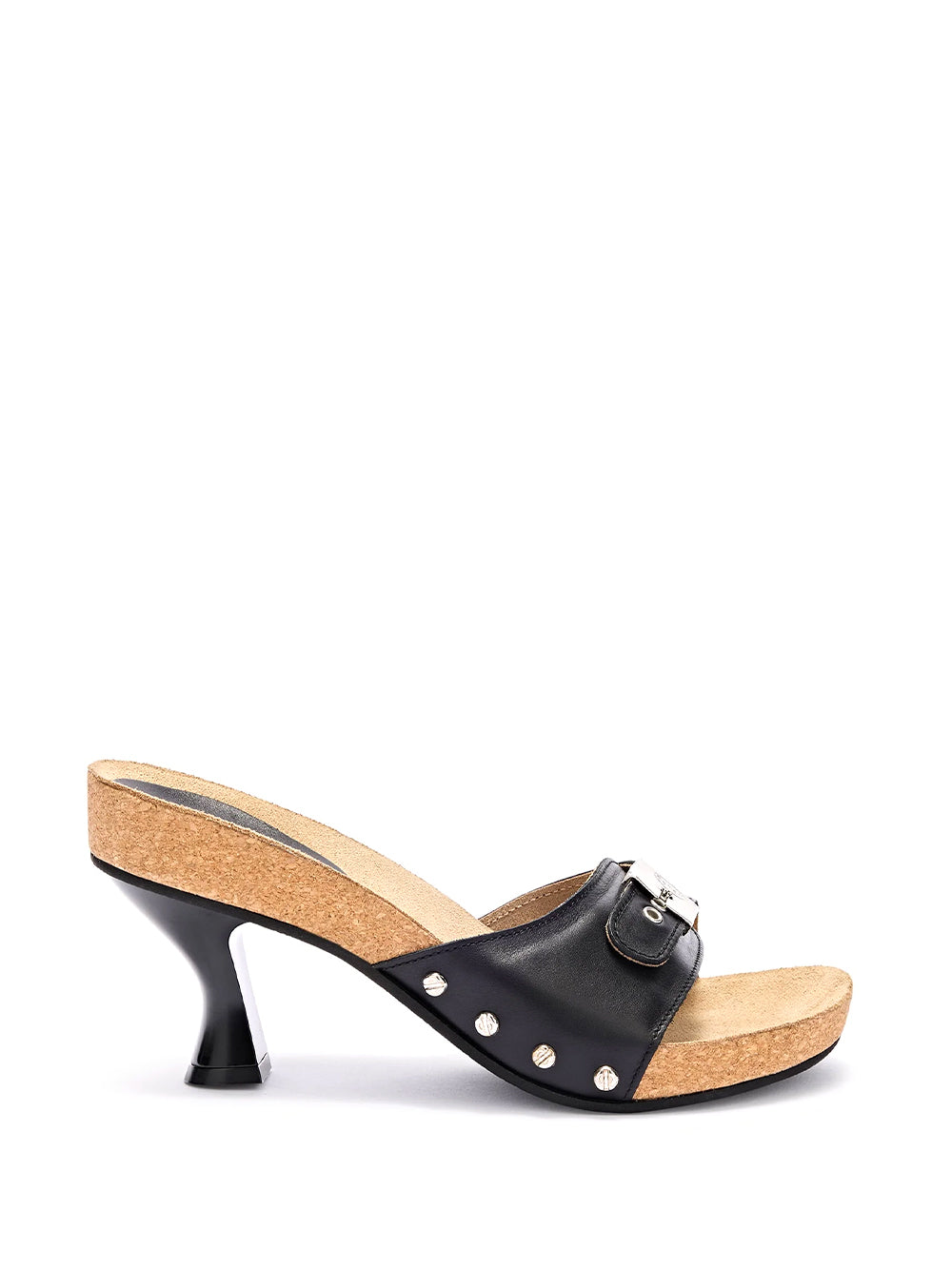 SCHOLL-LUNA HEEL-F006911004 BLACK LEATHER