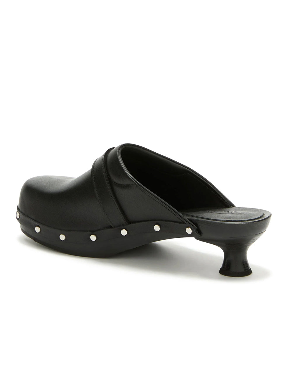SCHOLL-PESCURA CLAIRE CLOG-F012431004 BLACK LEATHER
