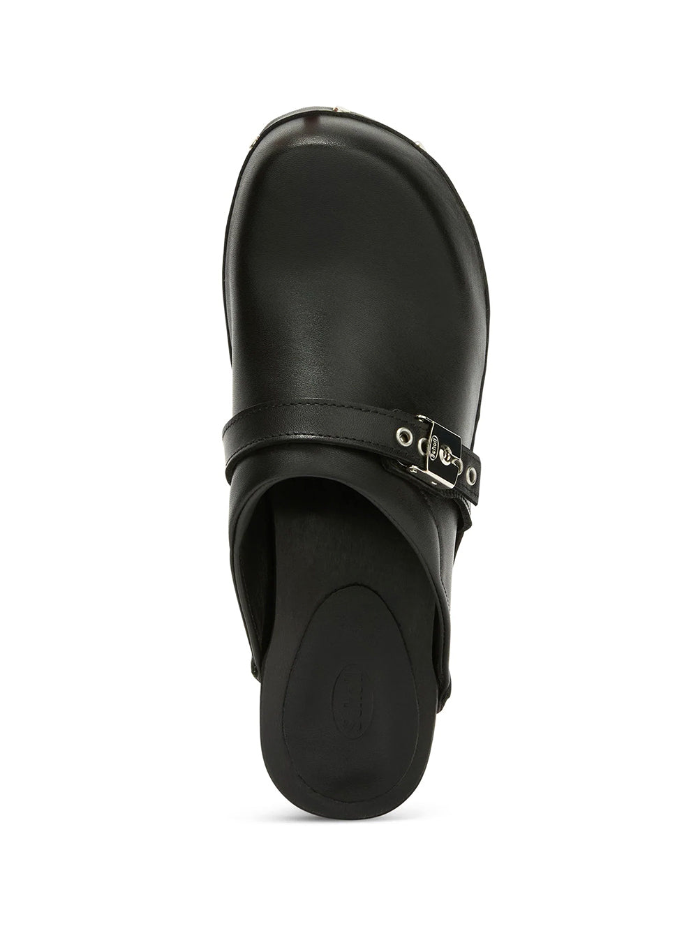 SCHOLL-PESCURA CLAIRE CLOG-F012431004 BLACK LEATHER
