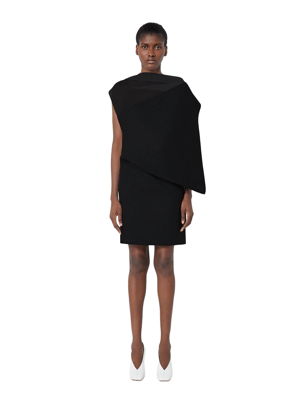 SPORTMAX-ABITO SMANICATO-SPSCESTO NERO
