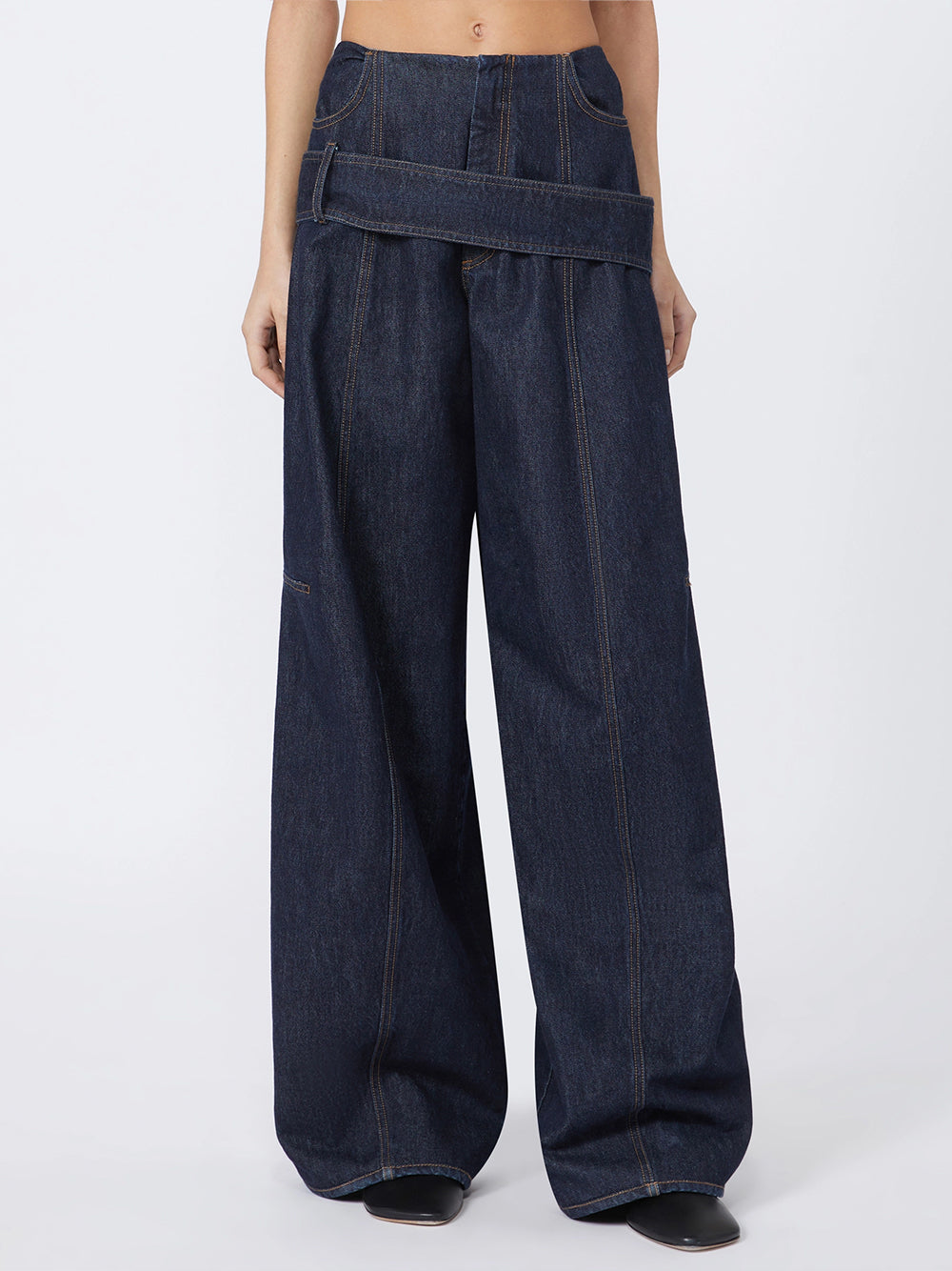 SPORTMAX-AIA DENIM PANT-2522186013600 001 DENIM