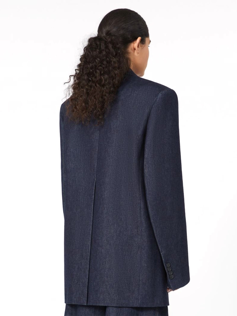 SPORTMAX-ANCELLA BLAZER-2522046053600 001 BLU