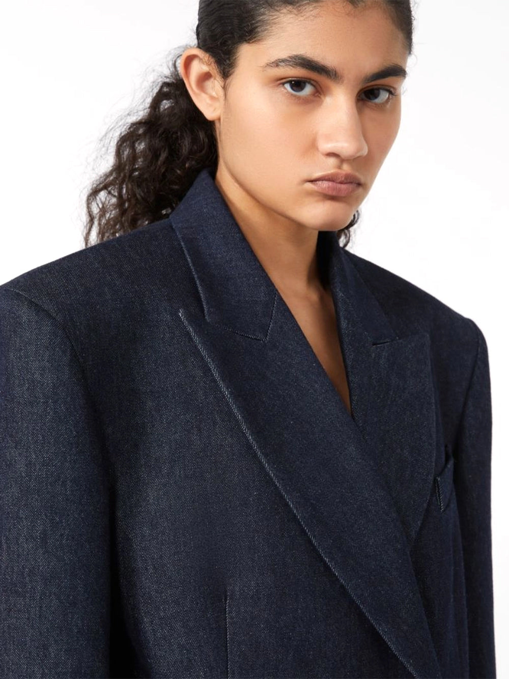 SPORTMAX-ANCELLA BLAZER-2522046053600 001 BLU